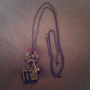 PIXAR UP Necklace with bead balloons